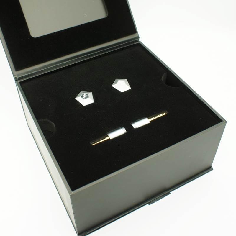 PENON Fidue Thunder 15mm Dynamic Driver + 2 Balanced Armature Hybrid Metal Earphone, 3 Drivers HiFi Flat Head Earbud with 2Pin 0.78mm 4 Shares Copper Silver-Plated OFC 3-in-1 Modular Cable