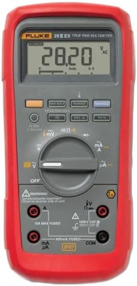 Fluke 28IIEX/ETL Intrinsically Safe True-RMS Digital Multimeter