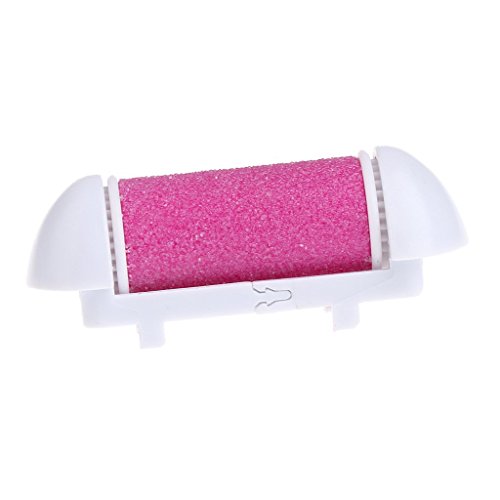 SGerste 1Pc Pro Extra grove vervanging Roller Refill Heads voor Elektronische Voet Bestand met Diamant Kristallen Cuticle Callus Remover - Rose Red