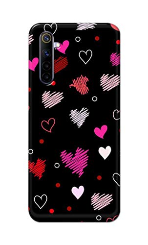 Image of PRINTFIDAA Vibrations of Love Hard Back Cover for Realme 6 / Realme 6S / Realme 6i (6.5 inch) Back Cover -(P6) KAT1009