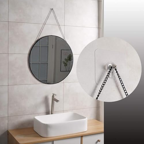 Image of 20 Pcs Stainless Steel, PVC, ABS Nail Free Seamless Adhesive Non-Trace No Drilling Installation Hanging, Waterproof Screws Wall Hook (Transparent)