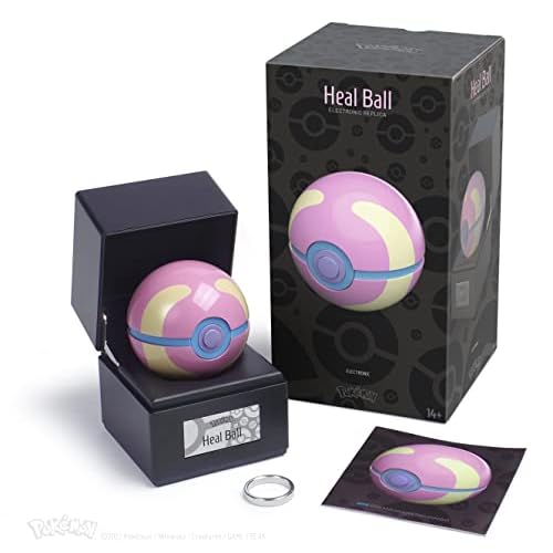 The Wand Company Réplique de Balle de guérison Pokémon moulée sous Pression WRC15521 Multicolore