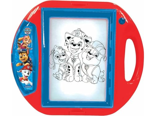 Lexibook, La Pat'Patrouille, Projecteur à Dessins, 4 tampons, 10 modèles, écran Lumineux, 1 Stylo Inclus, Jouet Artistique et créatif pour Filles et...