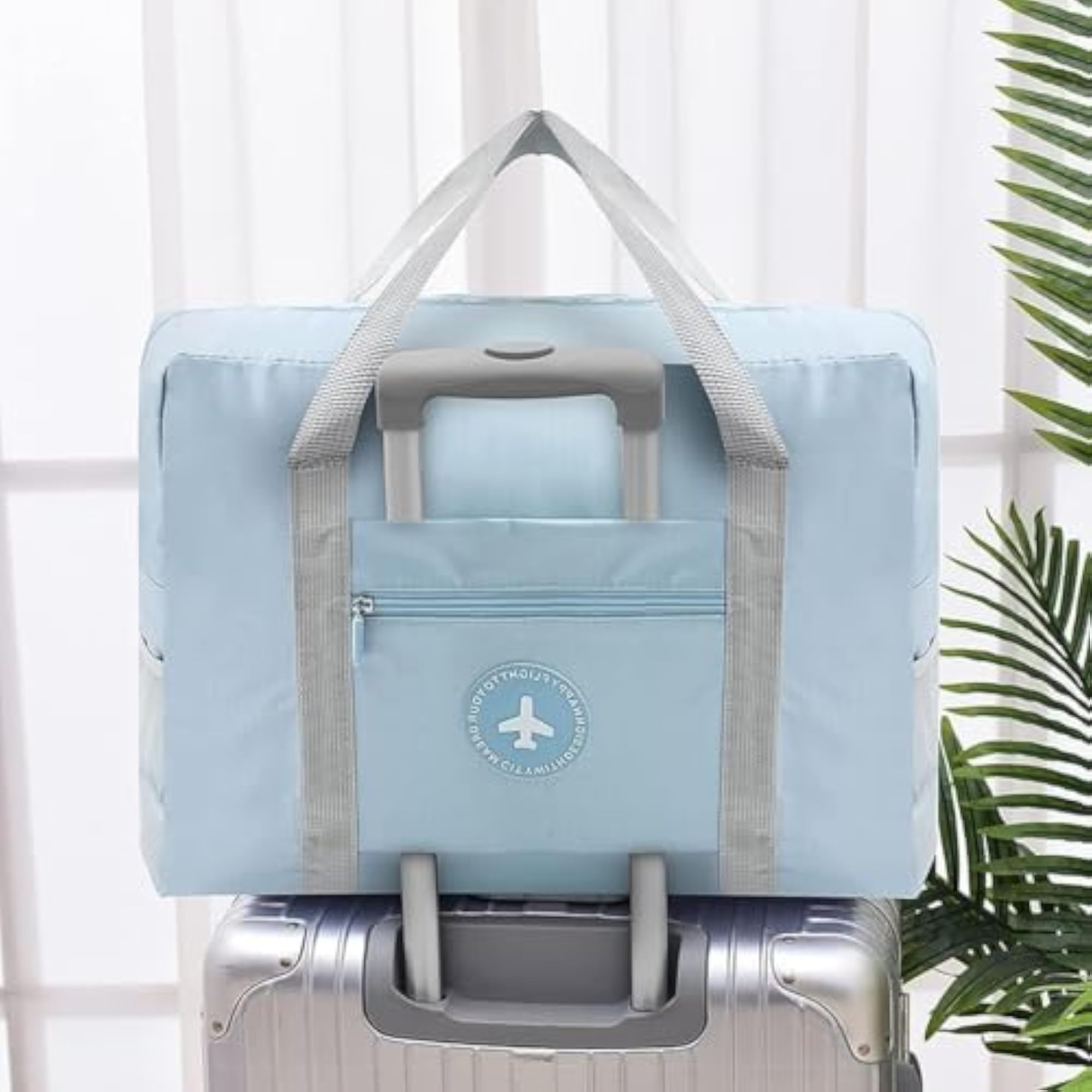 Spacious Foldable Weekender Zipper Duffle Bag