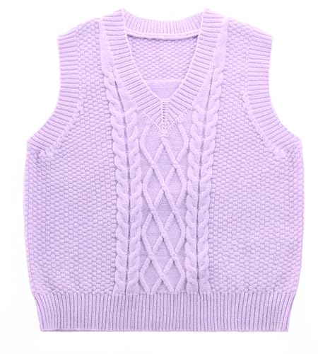 Pull sans manches enfants en tricot souple pour bouger sans avoir trop chaud