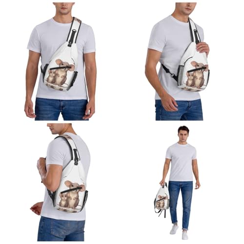 Mochila tipo Sling Crossbody para actividades al aire libre miniatura 6