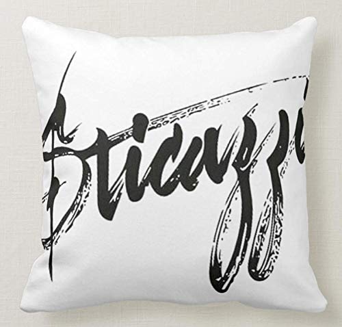 Pillow Cuscino Personalizzato 40X40 Scritta Simpatica STICAZZI SFOTTO' Funny Artwork