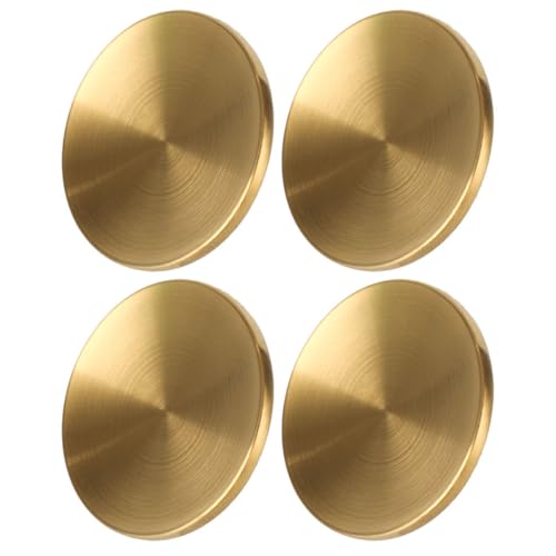 Veemoon Pomos para Tapas de Olla Resistentes de Acero Inoxidable Recubrimiento de Titanio, Perillas Pequeñas de Repuesto para Tapas de Cacerolas y Sartenes, Pack de 4 Unidades para Cocina