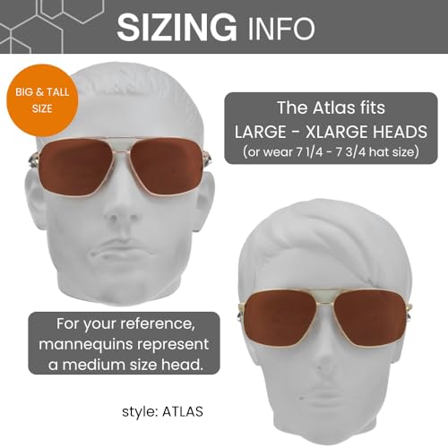Image of proSPORT Blue Light Blocking Sunglasses - HD Copper Amber Metal Aviator Reduce Eye Strain Better Sleep