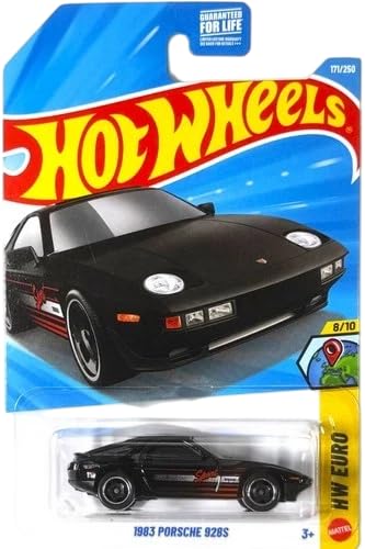 Image of Hot Wheels 1983 Porsche 928S HW Euro Ages 3 and Up 171 /250 (Black)
