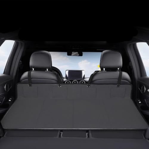 車載 折り畳み式 車のマットレス 黒 車中泊 簡易ベッド 後部座席マット 自動車用品 キャンプ用品 旅行用 SUV