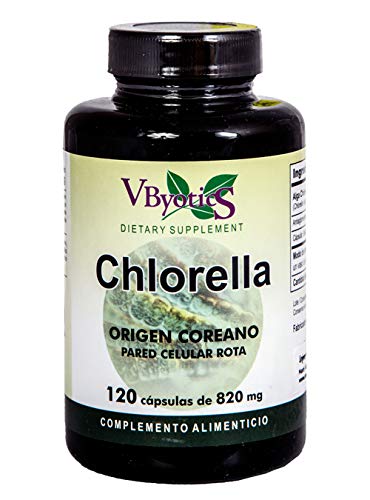 Chlorella Taiwan 120 cápsulas de Vbyotics