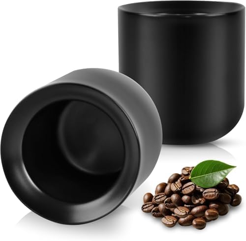 Kit 2 xícaras de café expresso de cerâmica, paredes de xícaras es...