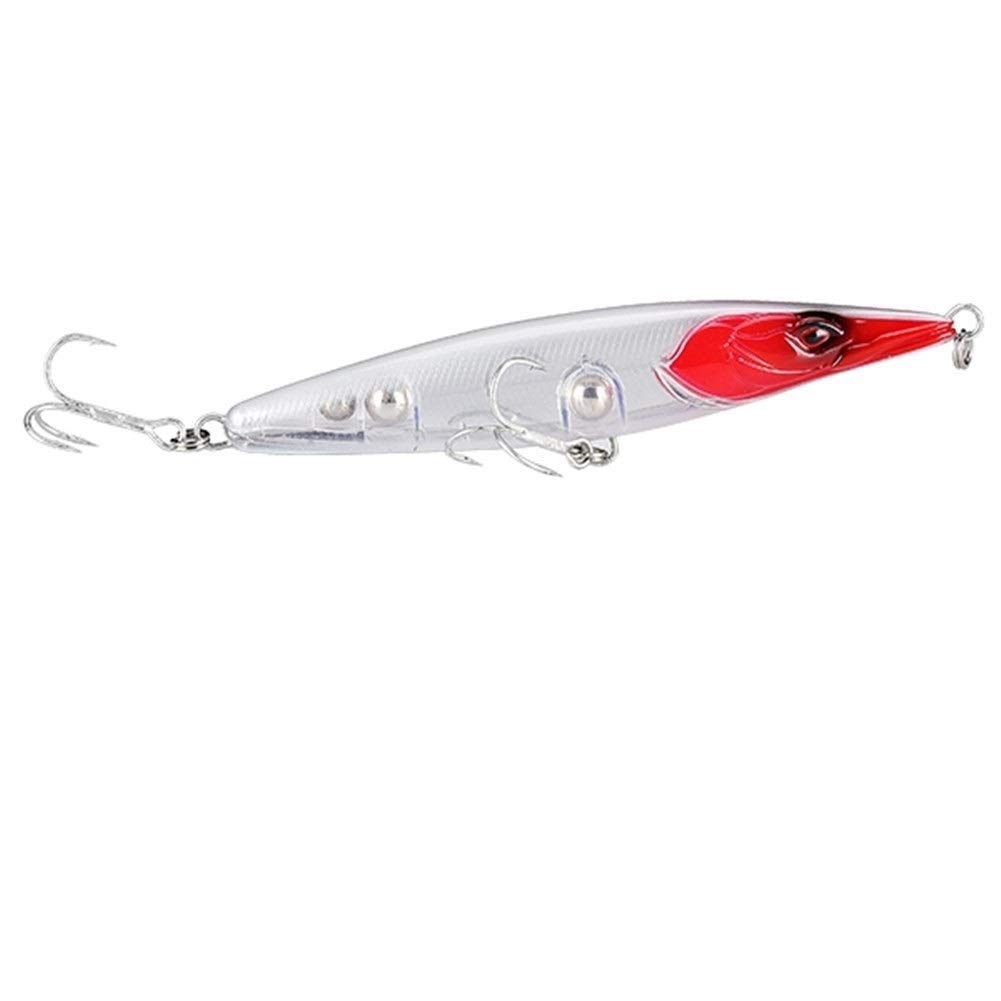Crayon Flottant Leurre de pêche 16g 110mm Topwater Hard Pêche Hard Bait Mustad Crochets Long Casting Pêche Tackle DaJiKan (Color : L03, Size : 3 Pieces)