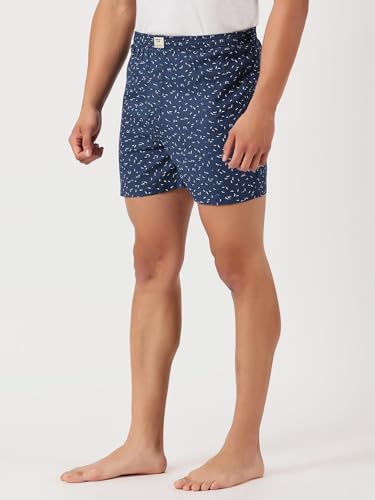 Image of Thomas Scott Men's | Cricket Club | Regular Fit | 100% Cotton | Casual | Woven | Boxer | Shorts | Pack of 3