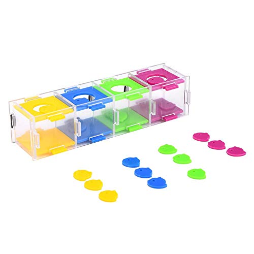 Jadeshay Papegaaien speelgoed interessante vogels intelligentie training interactief puzzelspel - Afbeelding 5