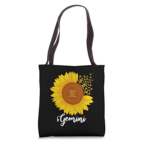 Bolso Tote Flor Girasol Signo Géminis miniatura 1