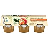 Santa Cruz Organic Apple Peach Sauce, 6-4 Ounce Cups
