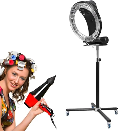 Adjustable Wall-Mount Hair Dryer with Timer Temperature Control Professional LCD Display for Salon Barber Use Space-Saving Design Easy