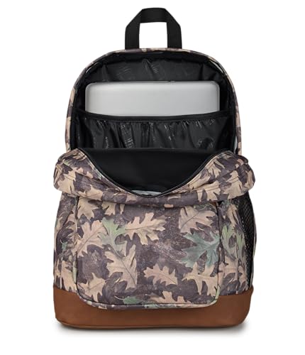 Image of JanSport Cool Backpack with 15-inch Laptop Sleeve, Large Computer Bag Rucksack with 2 Compartments, Ergonomic Straps, Woodland Camo