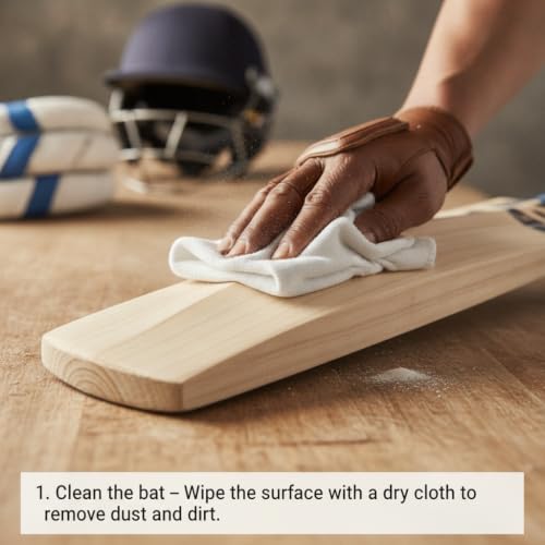 Image of WP Cricket Bat Sticker | for english willow, kashmir willow, plastic cricket bat with sticker grip and sheet