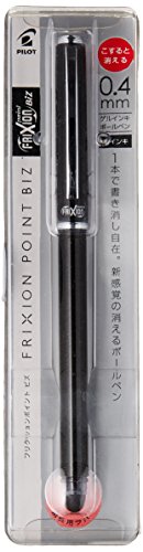 Pilot Ballpoint Pen, Frixion Point Biz, Black (LF-2SP4-B)