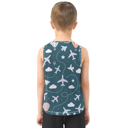 Tank Top for Boys Quick Dry Kids Sleeveless Undershirts for Basketball Sports3