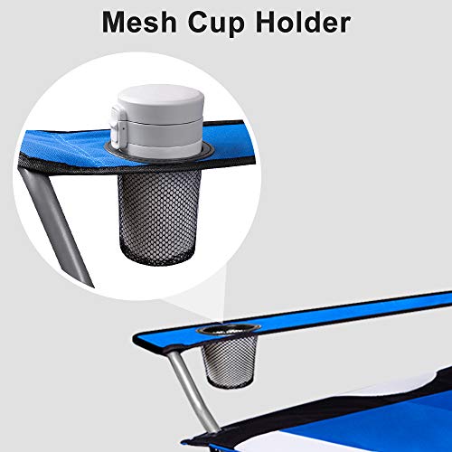 Folding Camping Chairs Outdoor Lawn Chair Padded Foldable Sports Chair Lightweight Fold Up Adult Camp Chairs With Cup Holder Highweight Capacity Bag Chair For Heavy Duty Beach Hiking Fishing Spectator #TOP5