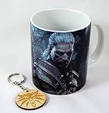 HobbyElx Taza y Llavero The Witcher 3