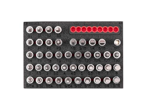 TEKTON 1/4 Inch Drive Bit Socket Set, 44-Piece | SHB90800