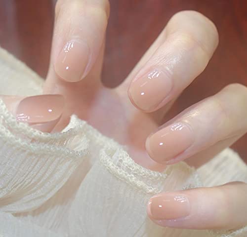 Vatocu Uñas postizas cuadradas brillantes, uñas postizas de color sólido, uñas postizas de acrílico para mujeres y niñas (24 piezas) Cover