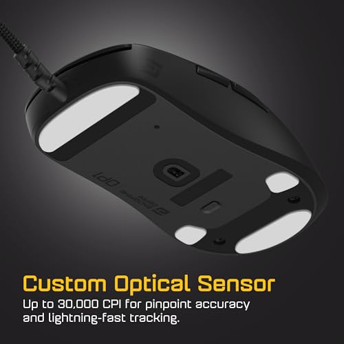 Image of ENDGAME GEAR OP1 8k v2 Black - Esports Gaming Mouse with Cable, 30K DPI Optical Sensor, 8000Hz Polling, Hot-Swappable Switches & Claw-Grip Design