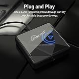 Ottocast Bezprzewodowy CarPlay Wireless adapter, U2AIR Pro Wireless Car Play Dongle Plug Play do fabrycznych przewodowych samochodów CarPlay(rok modelowy: 2016 do 2023)