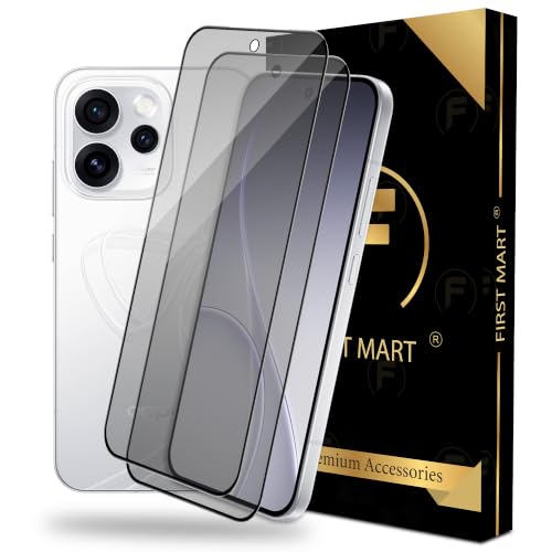 Image of FIRST MART Military-Grade Matte Anti-Glare Tempered Glass for Oppo Reno 15 Pro Mini (6.59 Inch) With Installation Kit | Edge to Edge Coverage |Anti Glare, Bubble-Free [2 Pack]