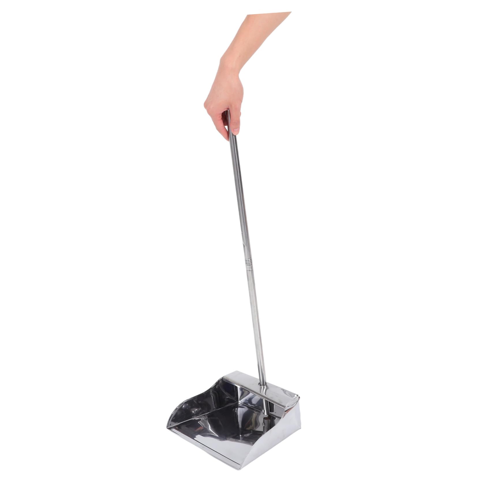 Verdickte Edelstahl Handschaufel für Zuhause, Rostresistent, Silber