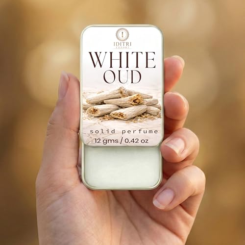 Image of Solid Perfume |White Oud&Cool Epic Alcohol Free Wax Perfume Balm, Long Lasting | Pocket Tin 12g, Pack Of 2| Non Greasy Smooth Glide, Travel Friendly Unisex Gifts He Or Her