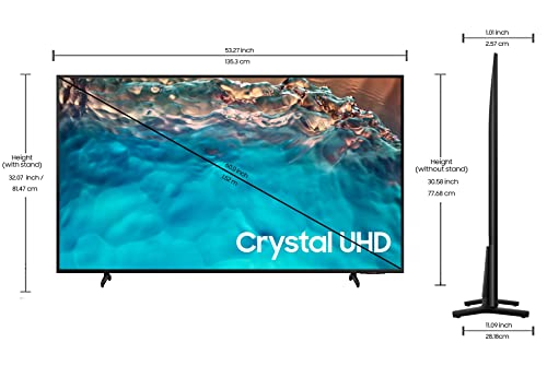 Image of Samsung 152 cm (60 inches) 4K Ultra HD Smart LED TV UA60BU8000KLXL (Black)