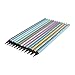 heartybay 12 Count Metallic Colored Pencils Adult Children Wooden Ecopencils
