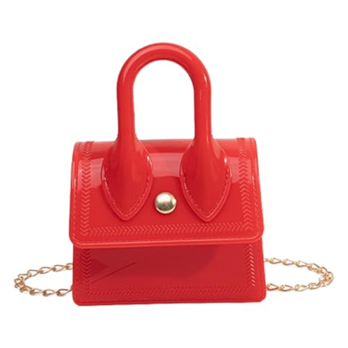 Girls Handbag Makeup Soft Mini Waterproof PVC Lightweight Purse Fashion Cute Birthday Gift Water Beach Bag