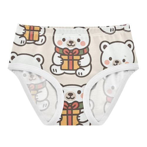 Girls' Panties Breathable Underwear for Baby Girls Polar Bear Seamless