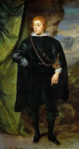 Art mural classique Van Dyck de Carlo Emanuele Deste en toile 60x90