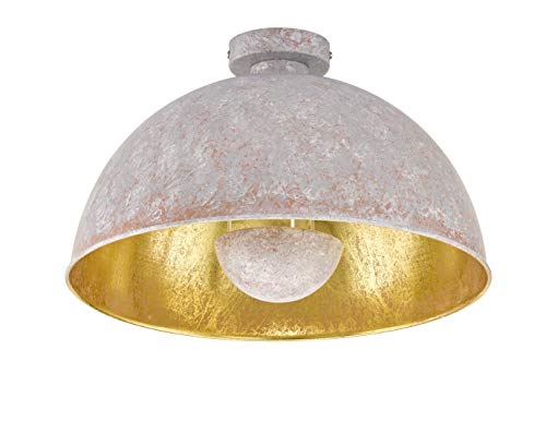 Preisvergleich Produktbild WOFI Deckenleuchte, Metall, 60 W, Grau