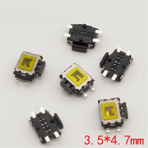 Bouton-poussoir 4 broches SMD x5 pour circuits imprimés - 3