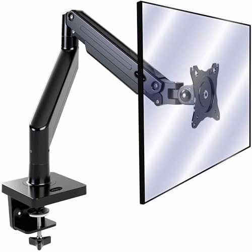 Invision Monitorarm Halterung fur Monitore von 24'-40' VESA 75/100mm ergonomisch höhenverstellbare Schreibtischklemme 2-15 kg (MX450)