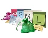 COMODIDAD: Llevalos a donde quieras con su práctica bolsita de organza, son perfectos para regalarlos a tus invitadas