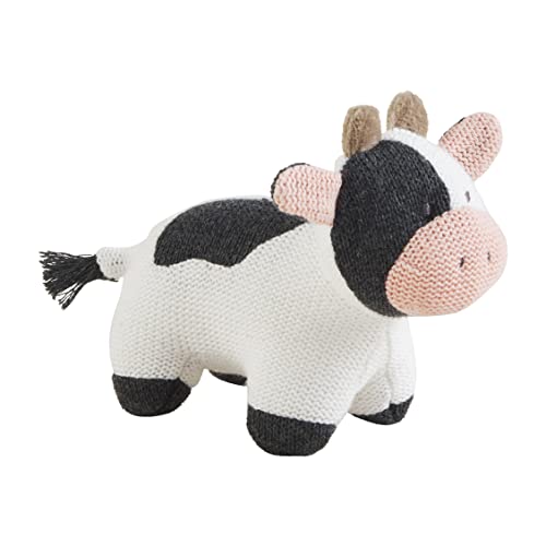 Image of Mud Pie Children's Knit Rattle, Cow