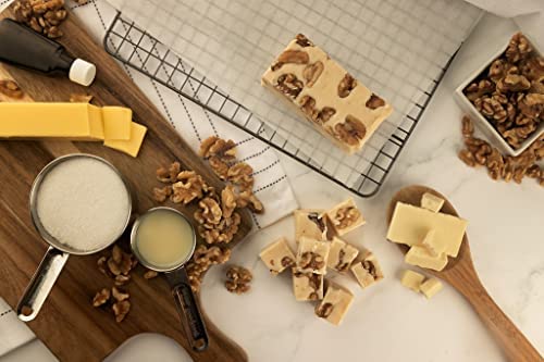 Miniatura 2 de Uncle Butch's Fudge - Nogal cremoso y suave de vainilla - Dulce hecho a mano decadente y delicioso (24 onzas)