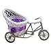 Produktbild Vosarea Blumenkorb Rattan Blumen Dreirad Fahrradkorb Handmade Blumenvase Vintage Hochzeit Fahrrad Tisch Dekoration (Zufällige Farbe)