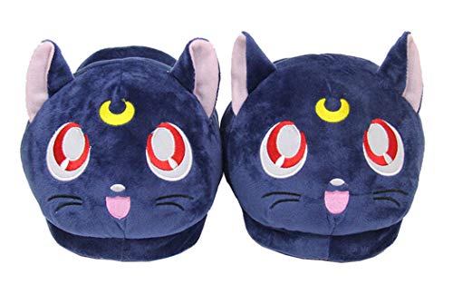 Anime Cosplay House Slippers Furry Indoor Slip On Shoes for Women and Men 14
