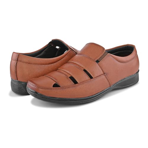 Image of Men's Faux Leather Fisherman Shoe Style Sandal (5UK - 13 UK)